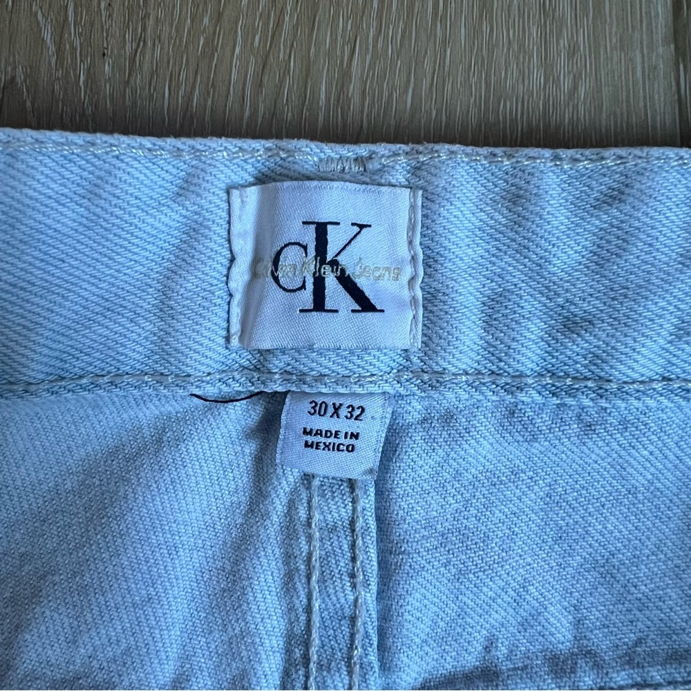 Men’s Calvin Klein Light Washed Slim fit Denim Jeans 30 x 32 - Picture 6 of 7
